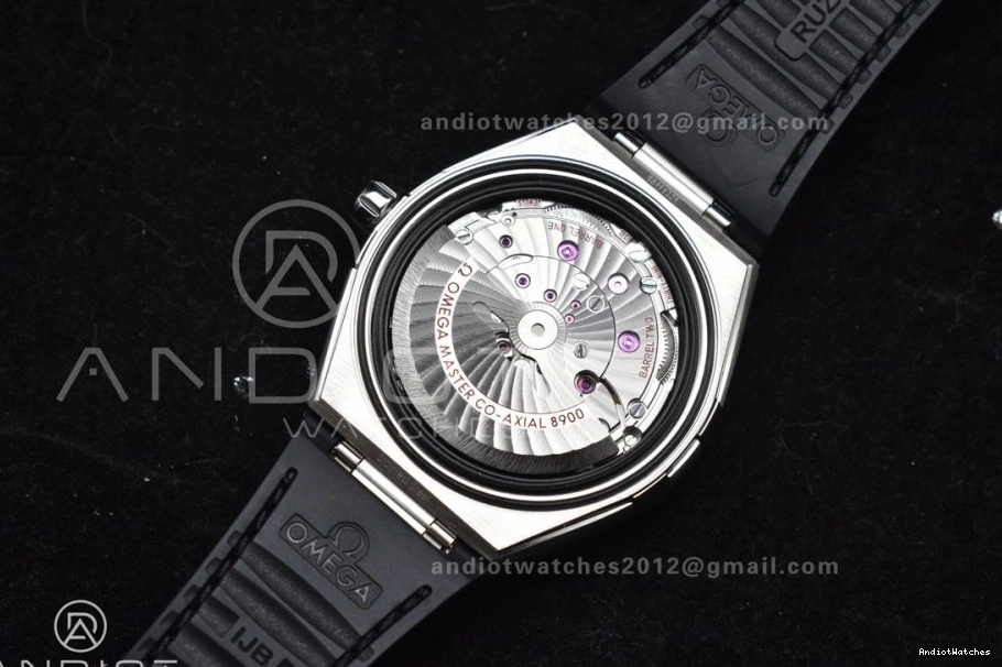 1:1 Gummy Constellation Compact SS 548 Super Black A8900 Clone on Edition Strap VSF Best Gray Dial 1016